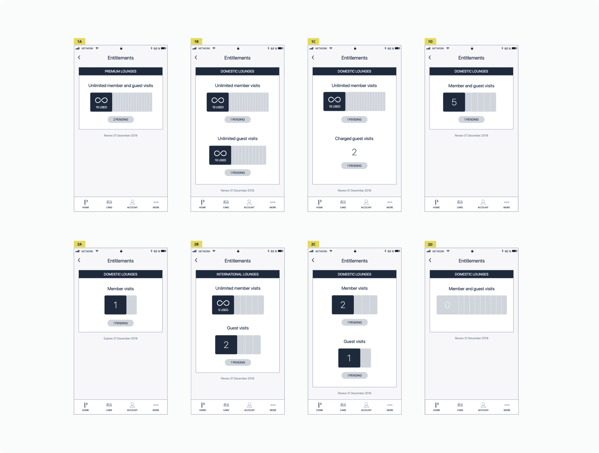 Priority Pass Screen